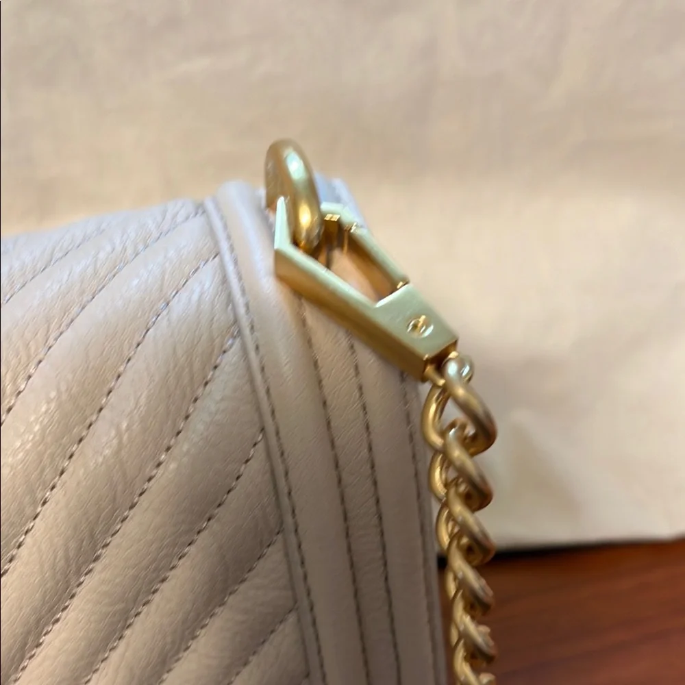 Rebecca Minkoff Cream and Gold Crossbody Bag leather - Picture 7 of 8